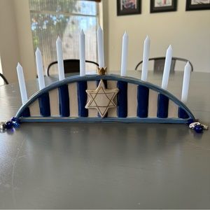 Blue Sky Clayworks Hanukkah Menorah